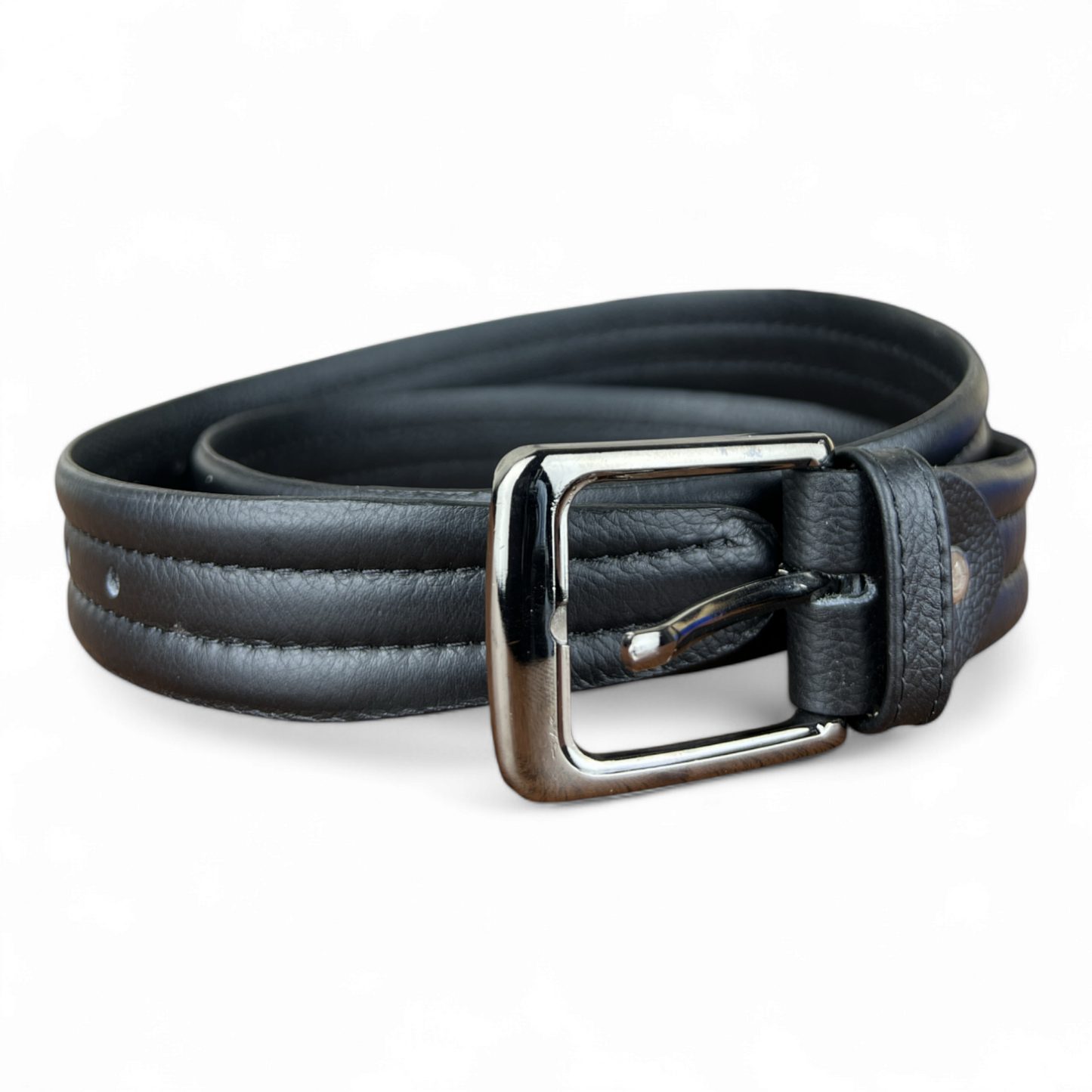 Eminence Black: Leather Belt