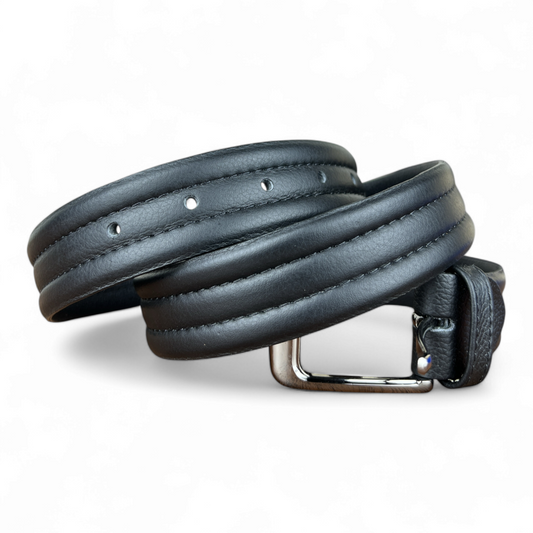 Eminence Black: Leather Belt