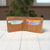 Tan Brown Leather Bi-Fold Wallet