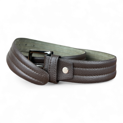 Eminence Brown: Leather Belt