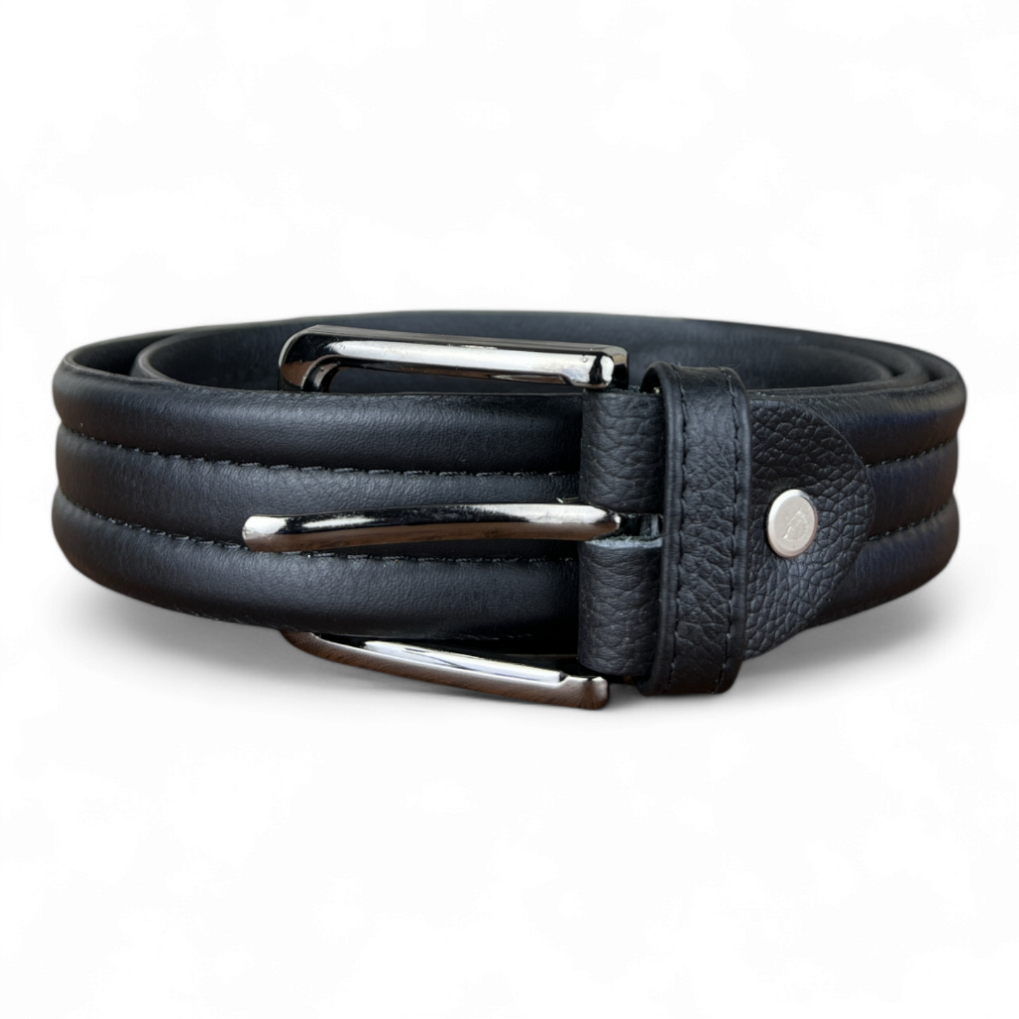 Eminence Black: Leather Belt