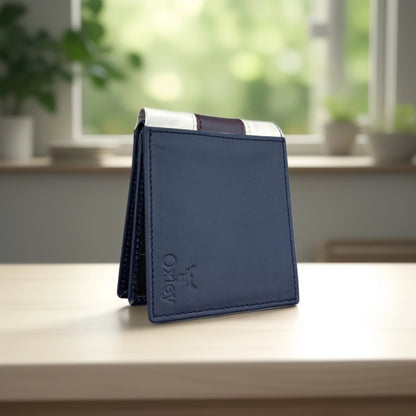 Prestige Blue: Leather Wallet