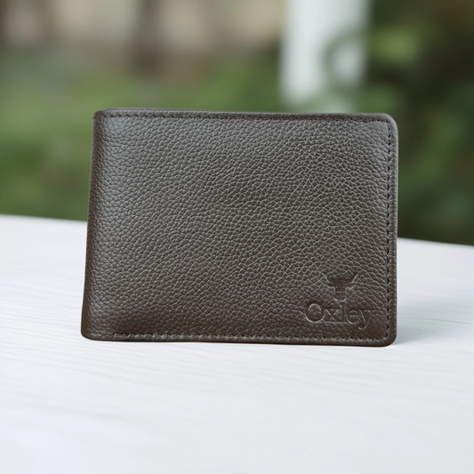 Scuffed Brown: Leather Wallet